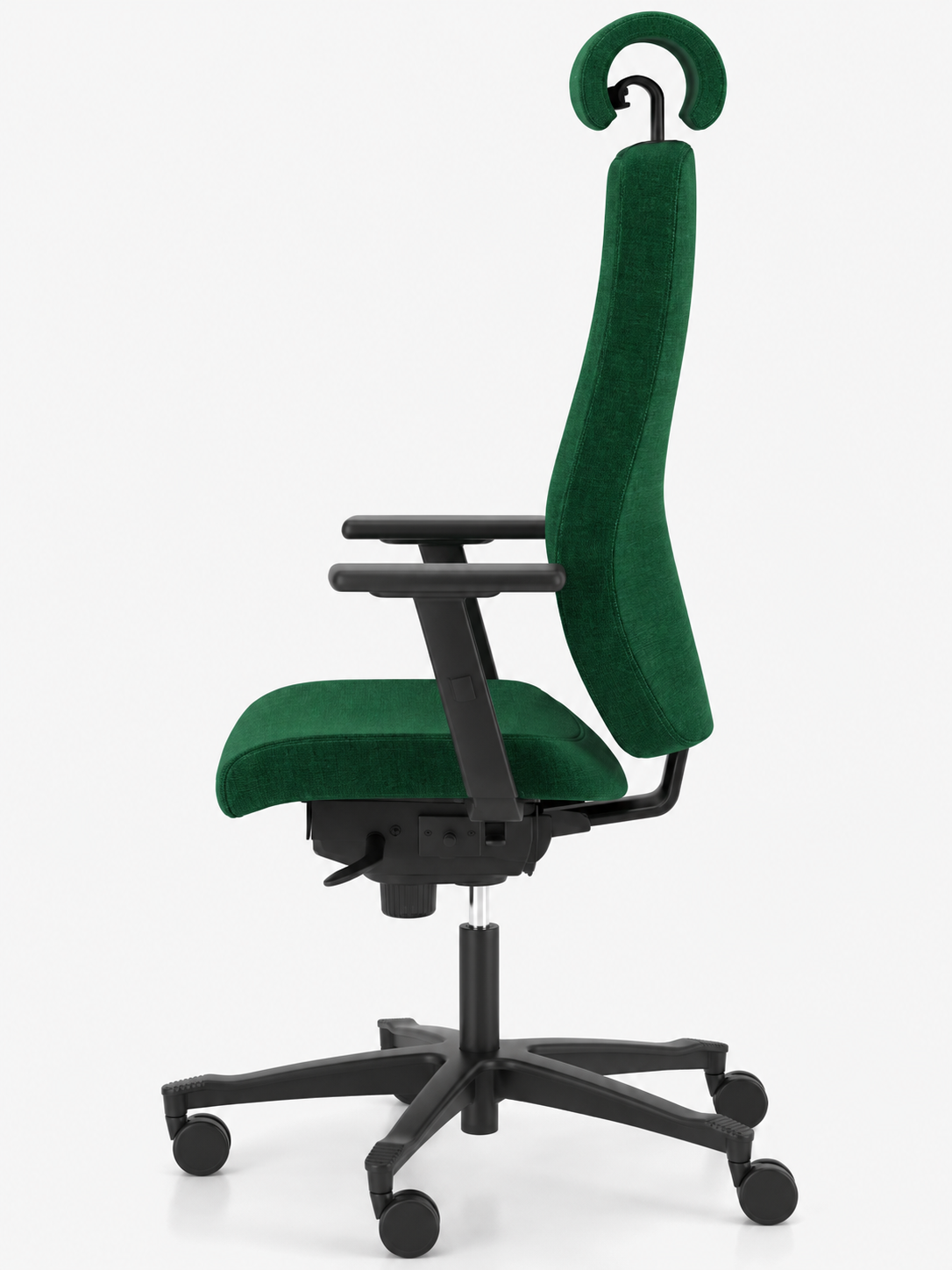 Fotel ergonomiczny sędziowski i gabinetowy wysoki Bjarg z zagłówkiem
