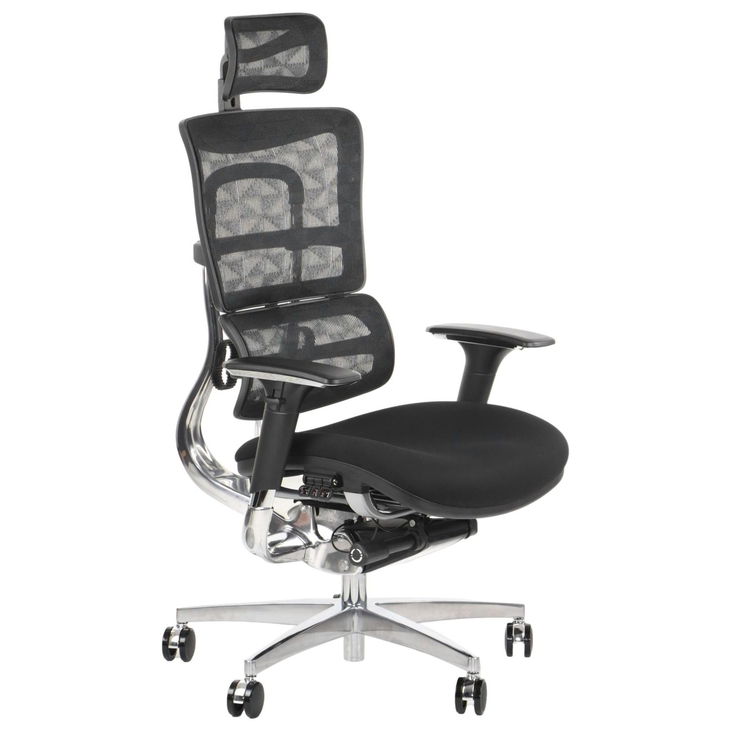 ErgoNew S8-2 Fotel biurowy obrotowy siedzisko tkaninowe