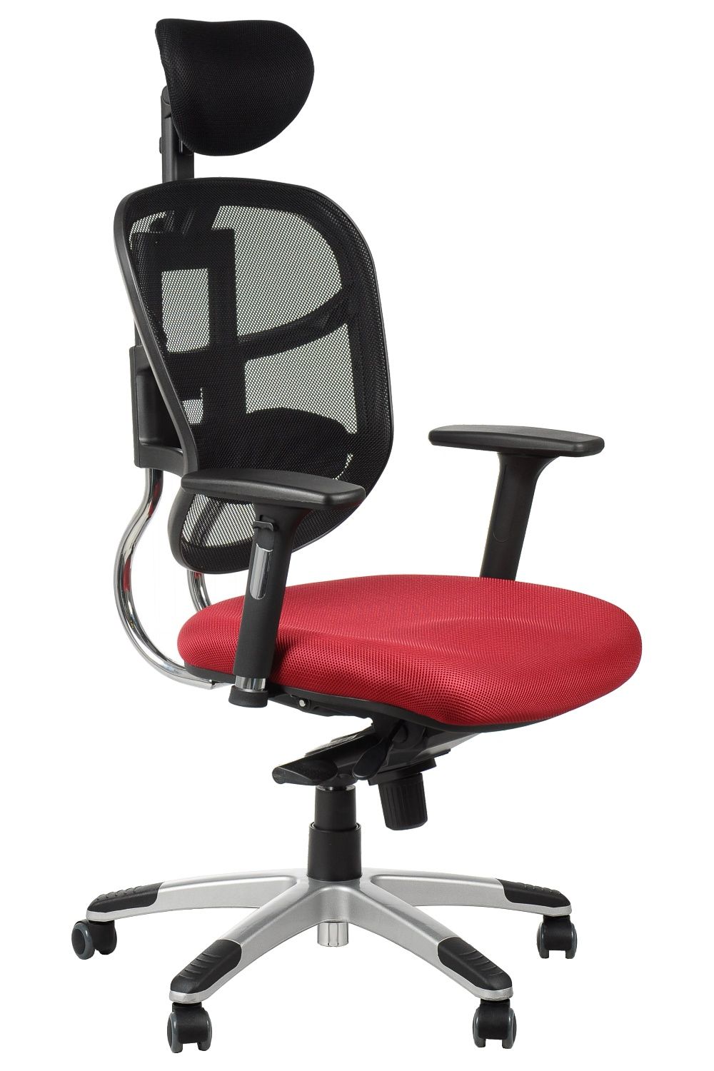HN-5018 Fotel Biurowy czarny z wysuwem siedziska