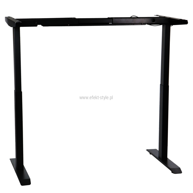 Stelaż UT04-2T/B z elektryczną regulacją w zakresie 70,5-118 cm, 2 silniki/2 segmentowa kolumna, kolor czarny