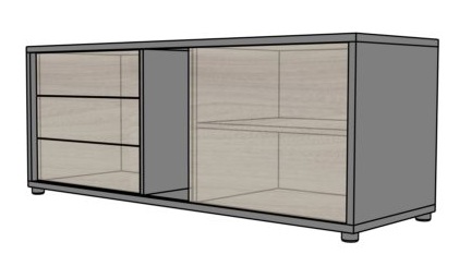 Pomocnik podporowy EVP23 160x55x62,7h