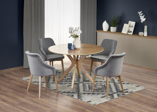 NICOLAS stół okrągły dąb naturalny NICOLAS stół okrągły dąb naturalny