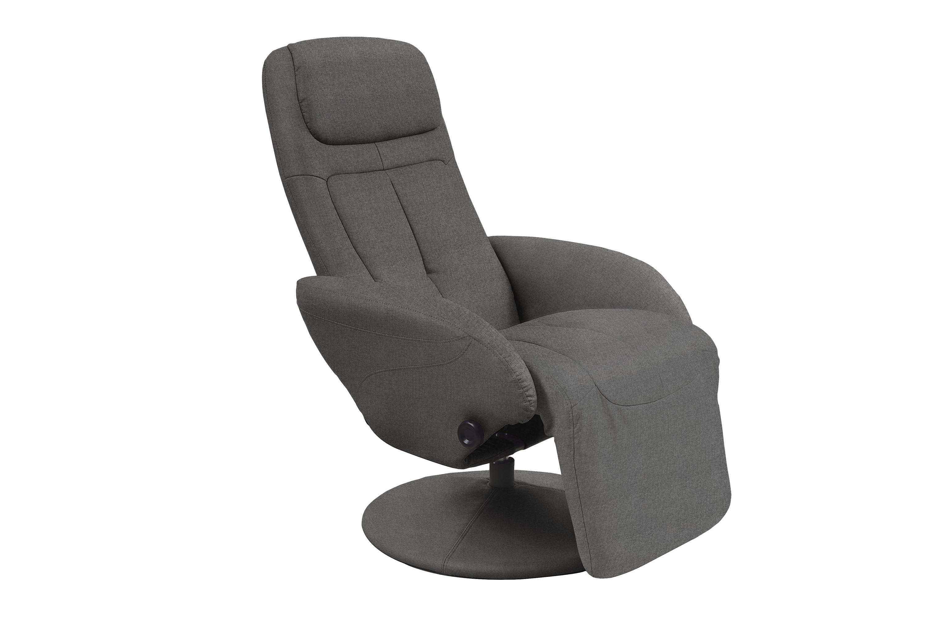 OPTIMA 2 recliner popielaty tkanina