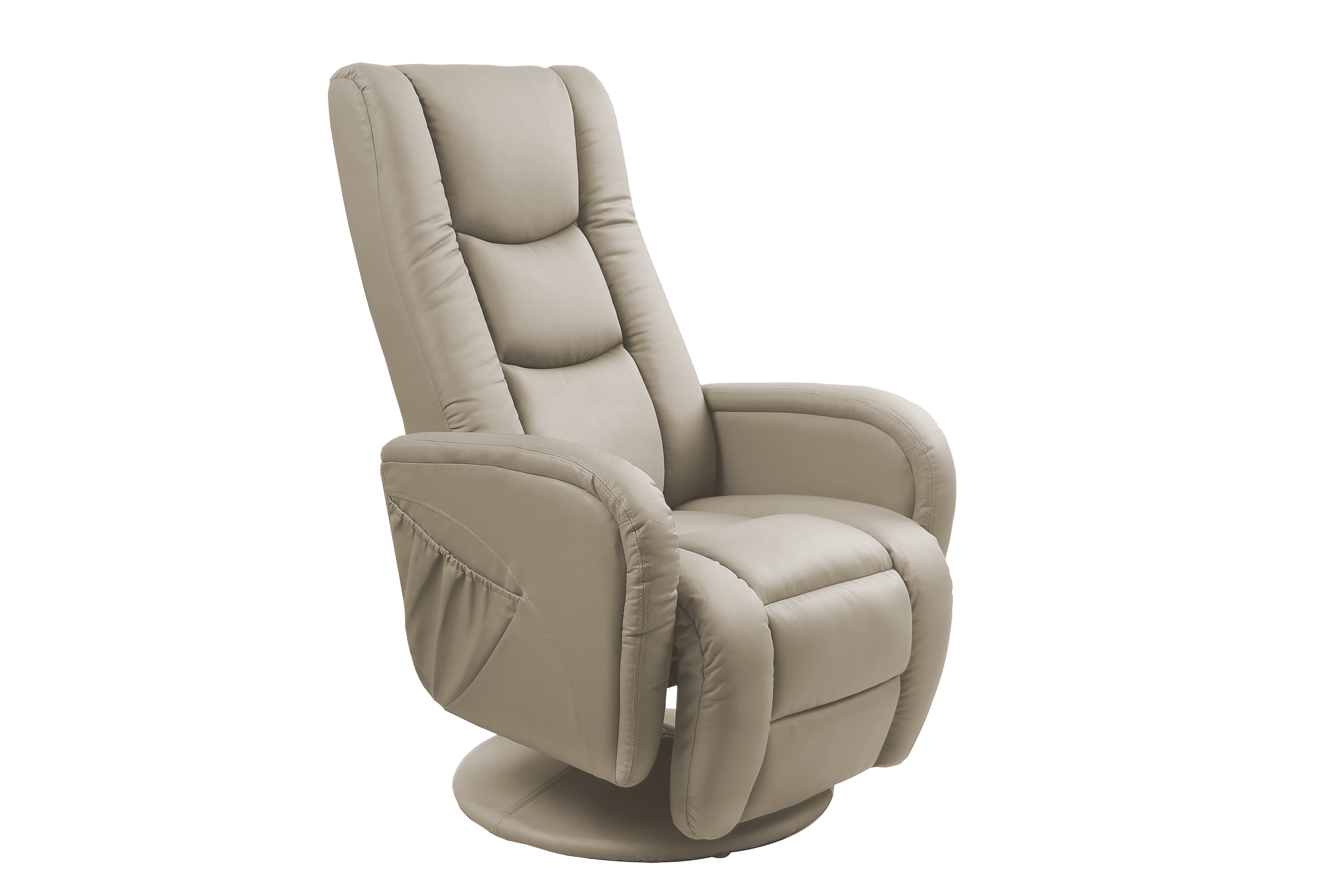 PULSAR recliner z funkcją masażu cappuccino