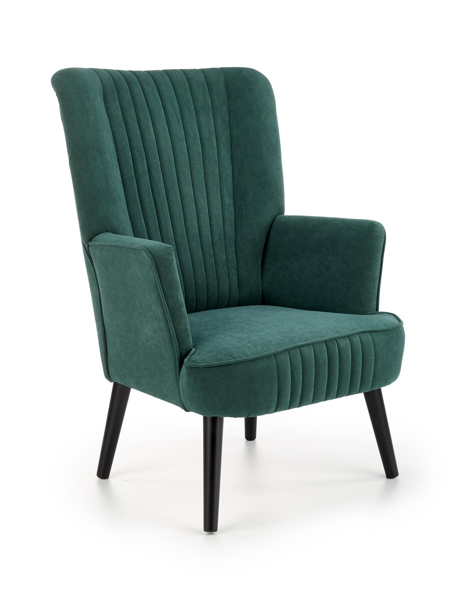DELGADO fotel wypoczynkowy c. zielony (BLUEVEL #78)
