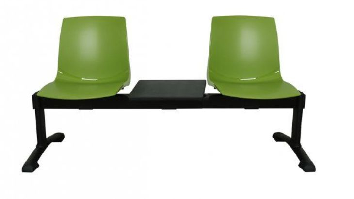 Ławka ARI3T 2 osobowa + stolik - zielona