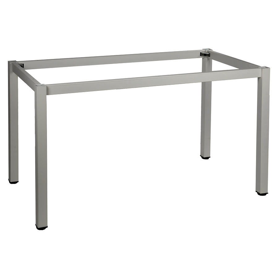 Stelaż do stołu i biurka EF-57/KA nogi kwadratowe 5x5 cm - ALUMINIUM - 196x76