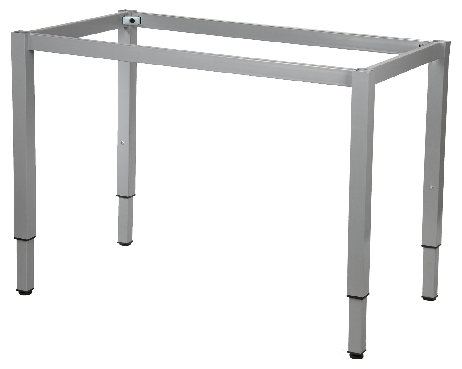 Stelaż regulowany do stołu i biurka A057KR/KA nogi kwadrat 5x5 - alu -136x66