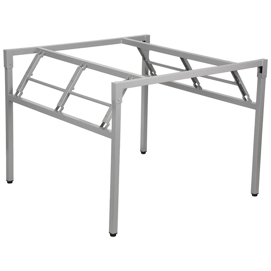 Stelaż składany do stołu i biurka EF-24/A-K - aluminium kwadrat 76x76x72,5h