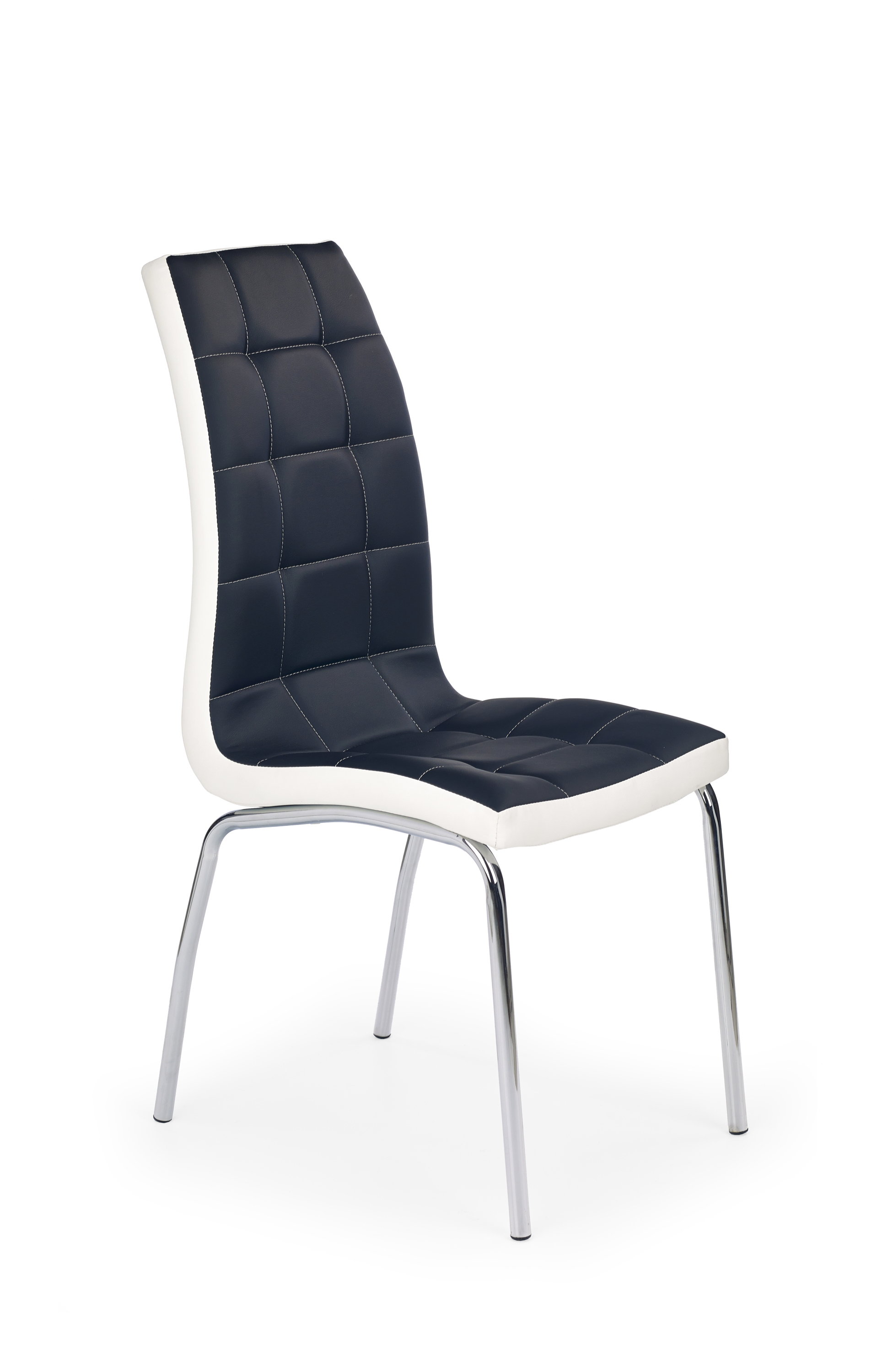 K186 krzesło czarno - białe (1p=4szt)