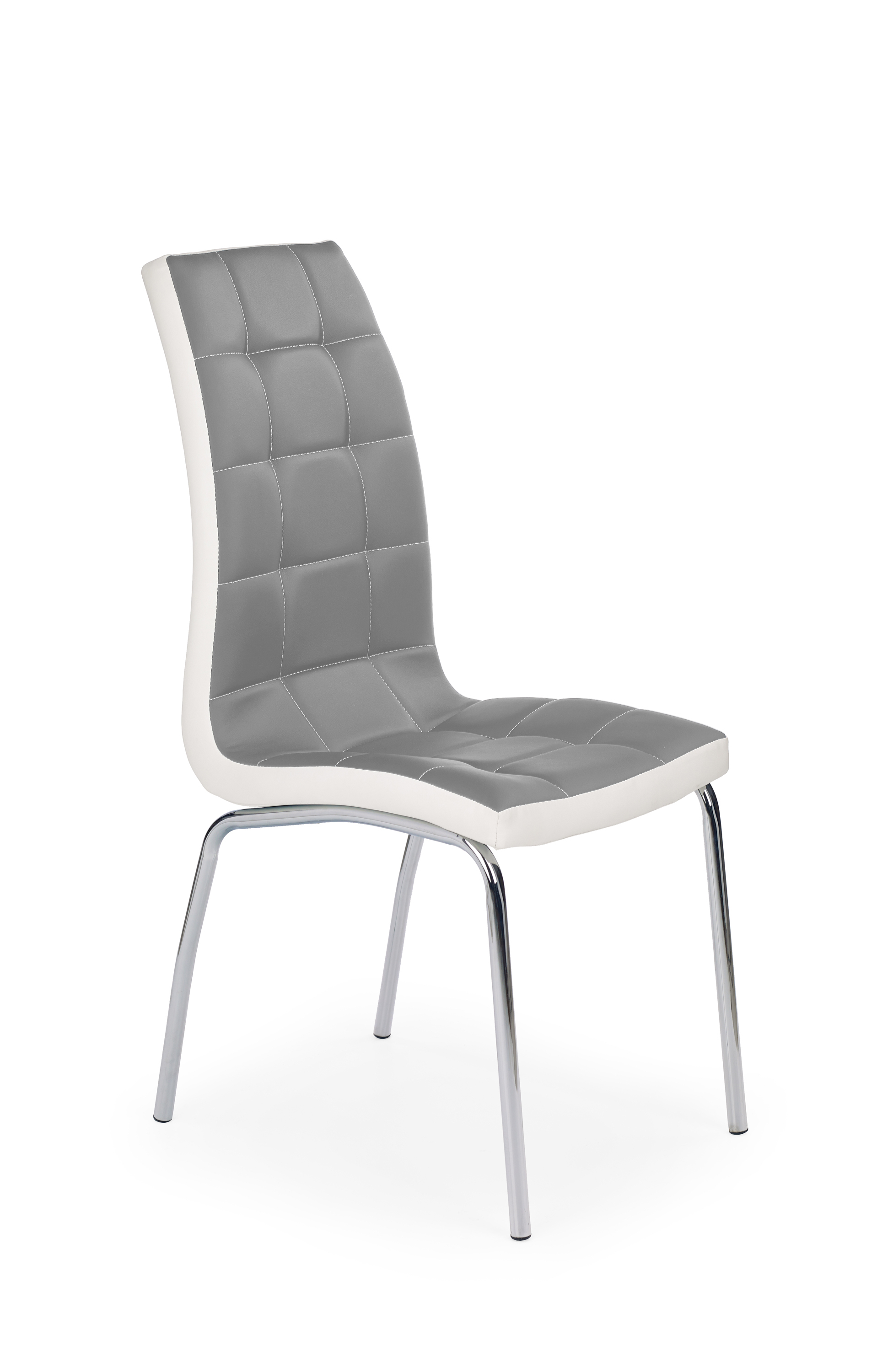 K186 krzesło popielato - biały (1p=4szt)