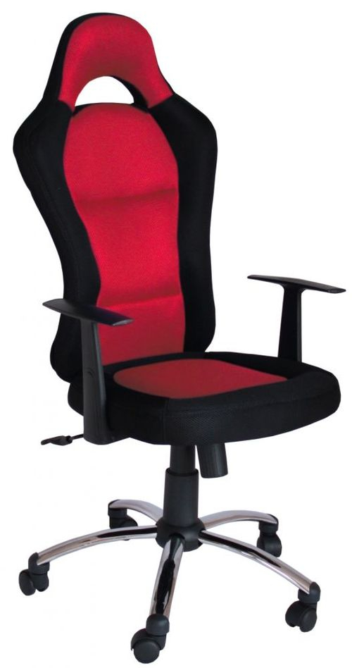 Krzesło Obrotowe QZY 1109C RACING Czerwono-czarne