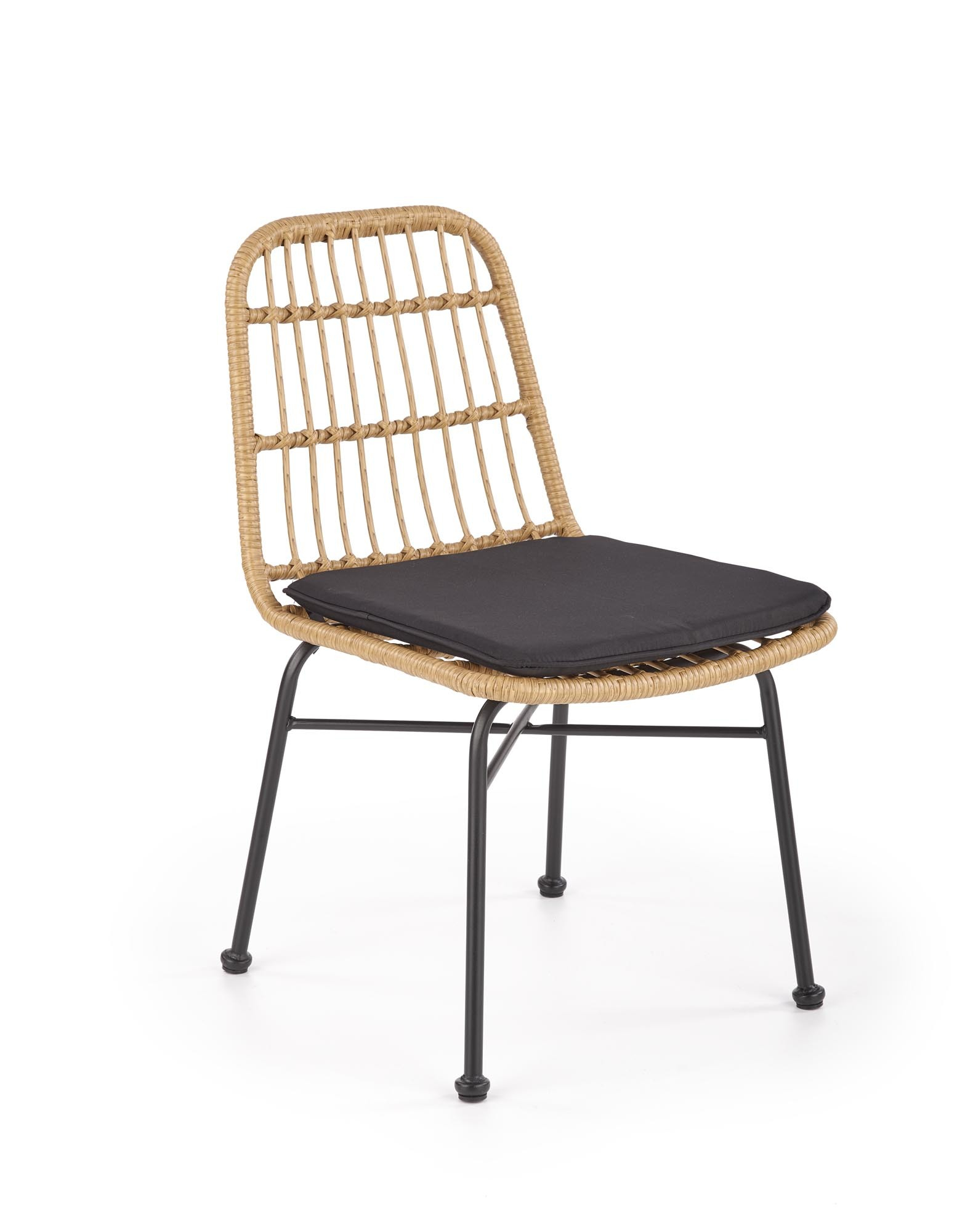 K401 krzesło czarny / naturalny (1p=4szt)