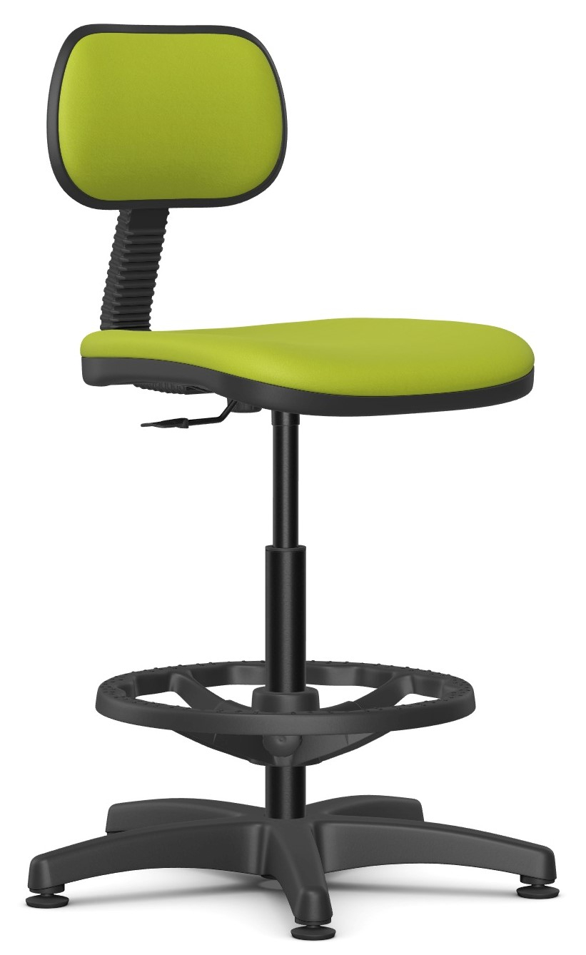 Logika BP - Krzesło obrotowe wysokie z podnóżkiem