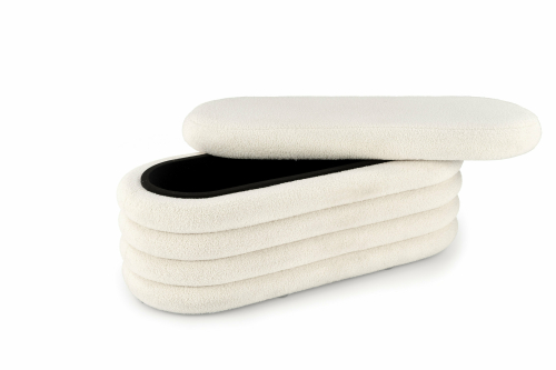 BLISS ławka z funkcją pojemnika, kremowy BLISS ławka z funkcją pojemnika, kremowy