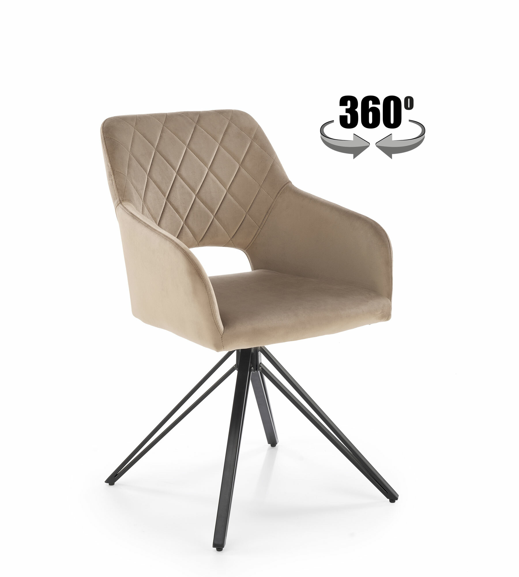 K535 krzesło obrotowe beżowy