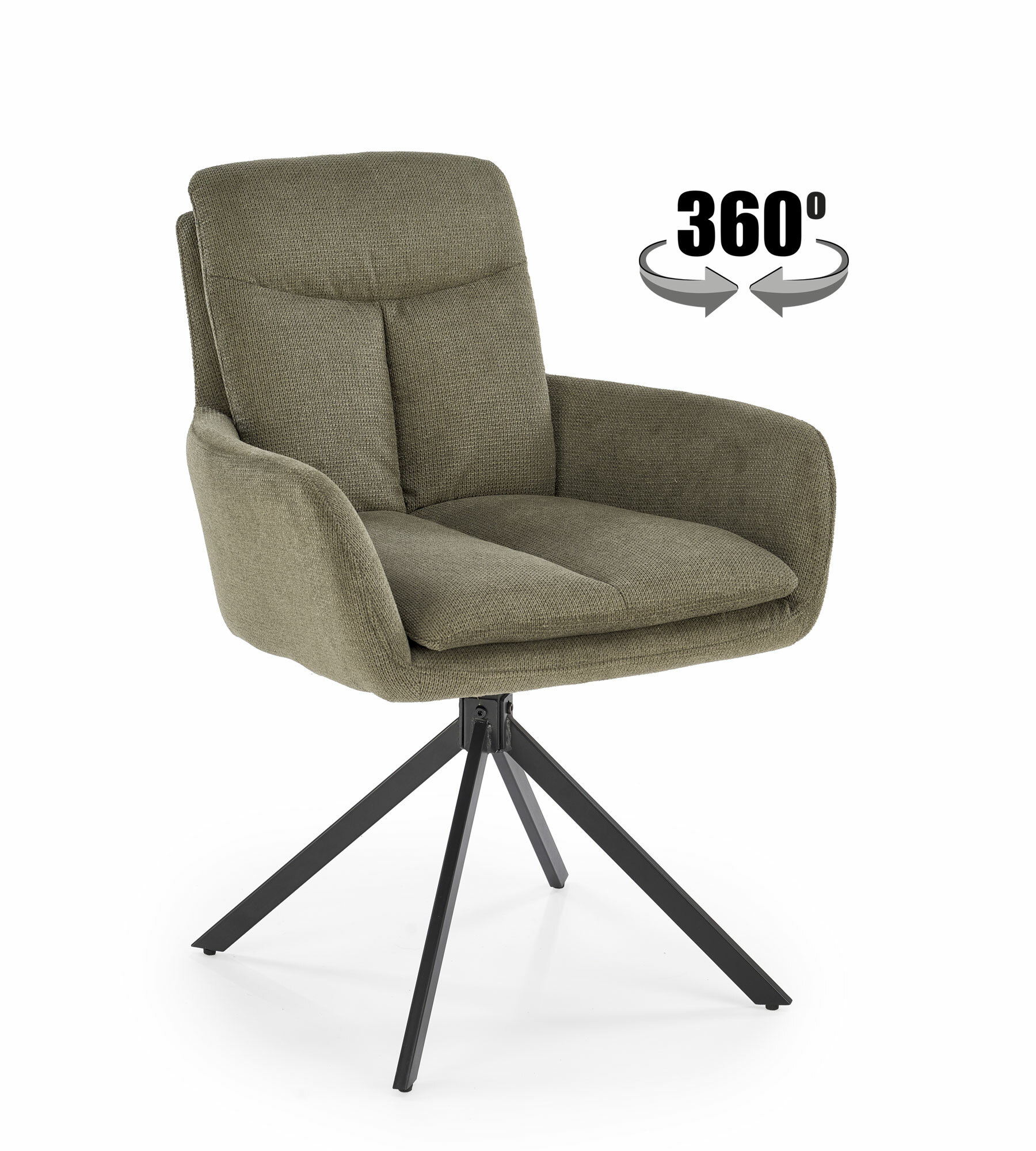Krzesło obrotowe K536 oliwkowy