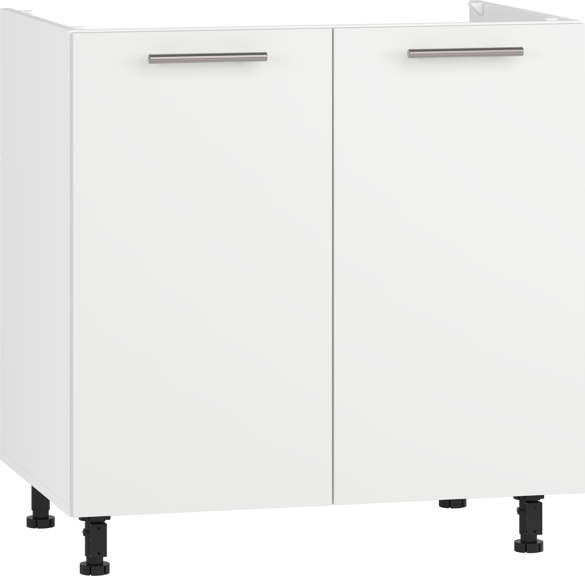 VENTO DK-80/82 szafka zlewozmywakowa front: biały mat