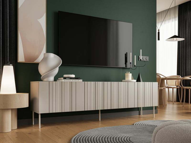 ISLA RTV 200 beż mat ( 1 szt.=2 p. )