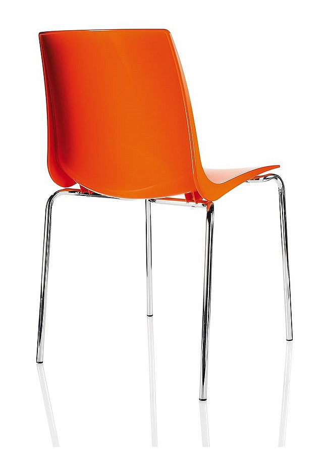 Krzesło konferencyjne ARI kubełek pomarańczowy