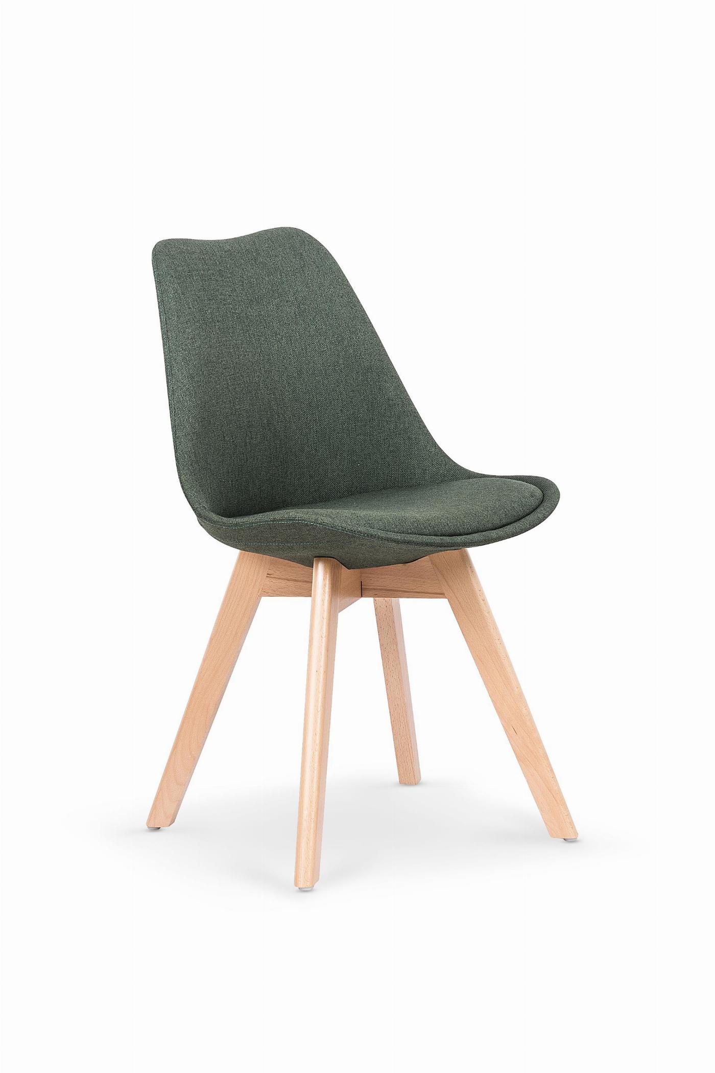 K303 krzesło ciemny zielony / buk