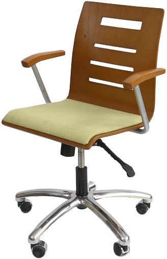 Krzesło konferencyjne Irys Obrotowy B Wood Lux NS