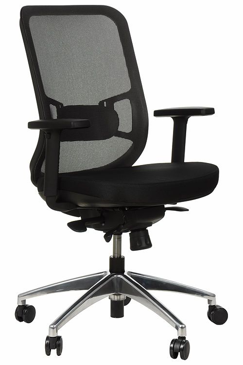 Fotel Biurowy Obrotowy GN310 alu szary 