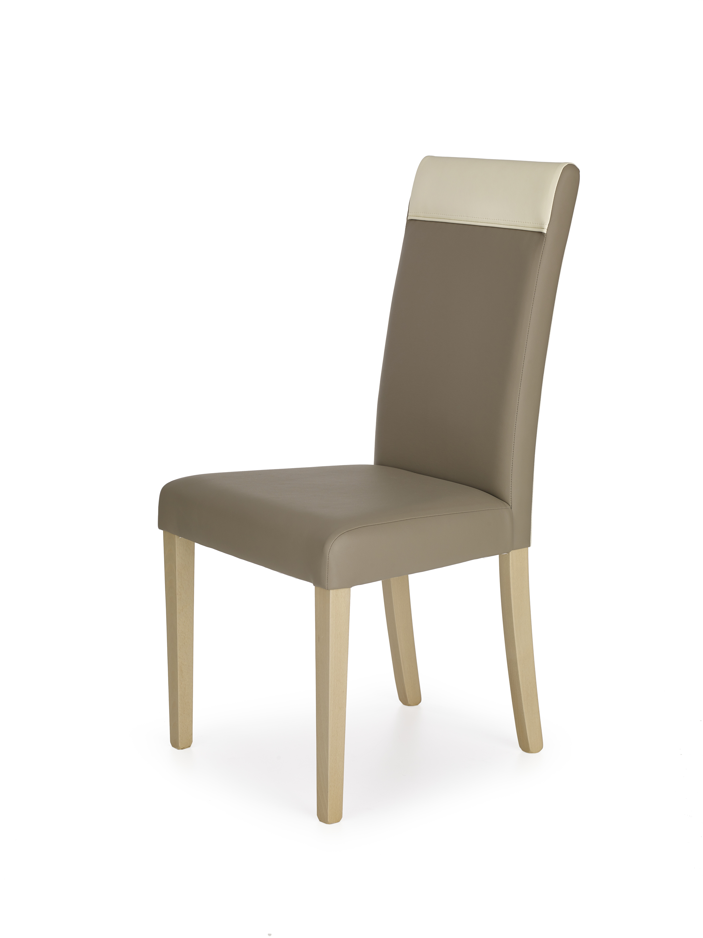 NORBERT krzesło dąb sonoma / tap. beżowy (1p=2szt)