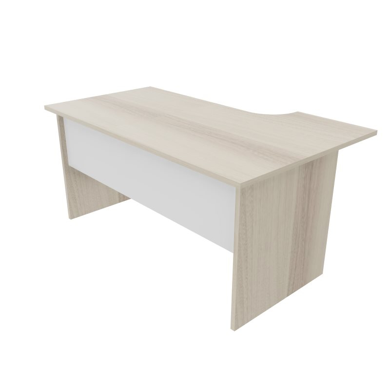 Biurko narożne WOOD BW13 prawe lub lewe 160x100/80x76h