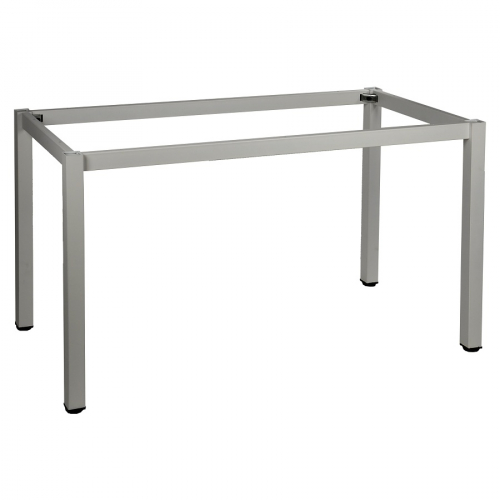 Stelaż do stołu i biurka A057/KA nogi kwadratowe 5x5 cm - ALUMINIUM - 116x76