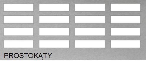 Nadstawka na Ladę Recepcyjną Victor V 062 M - Prostokąt - Aluminium