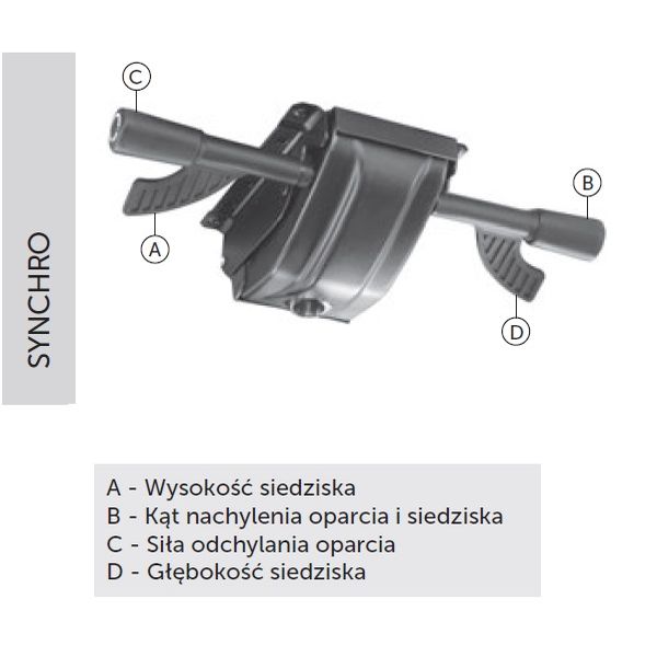 Fotel biurowy RAYA 23 - Synchro SL Raya