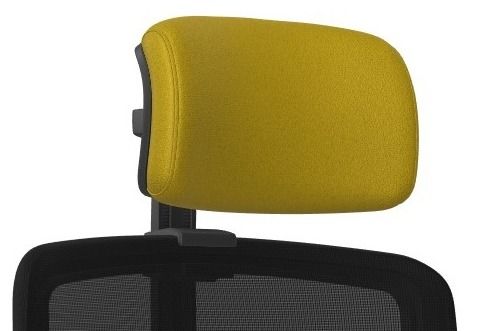 Fotel obrotowy BALANCE - ergonomiczny - Zagłówek tapicerowany