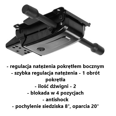 Fotel obrotowy BALANCE - ergonomiczny - REVO SY