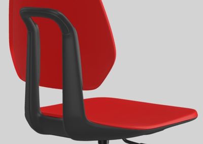 Specjalistyczne Krzesło obrotowe KARES PL/BP - różne kolory - Czarny