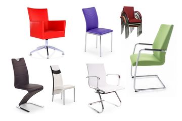 Krzesła i Fotele Konferencyjne Tapicerowane -Stelaż Metalowy