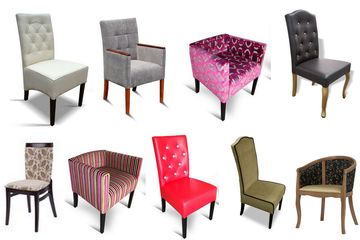 Krzesła i Fotele Konferencyjne Tapicerowane - Stelaż Drewniany