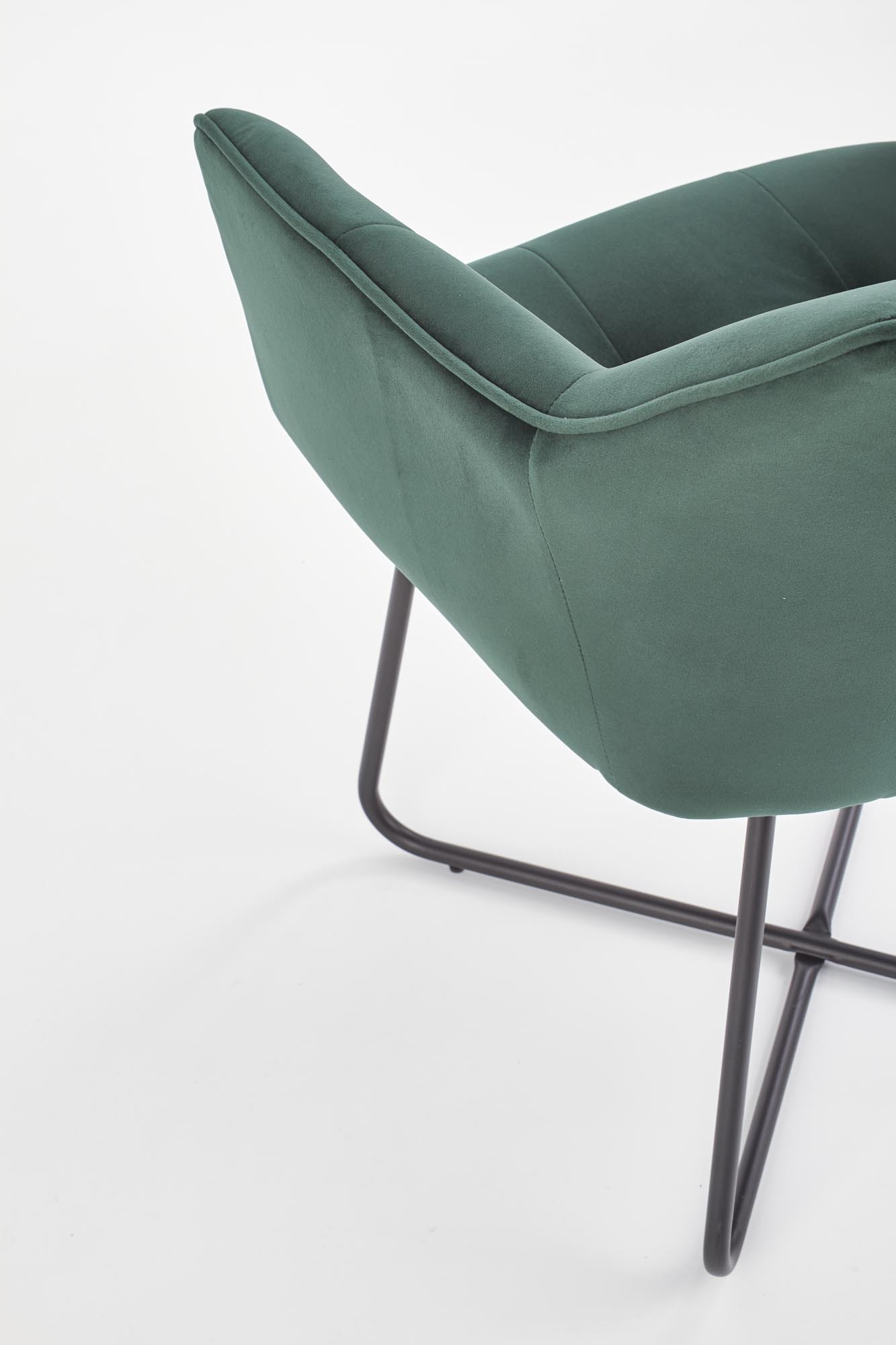 K377 krzesło ciemny zielony