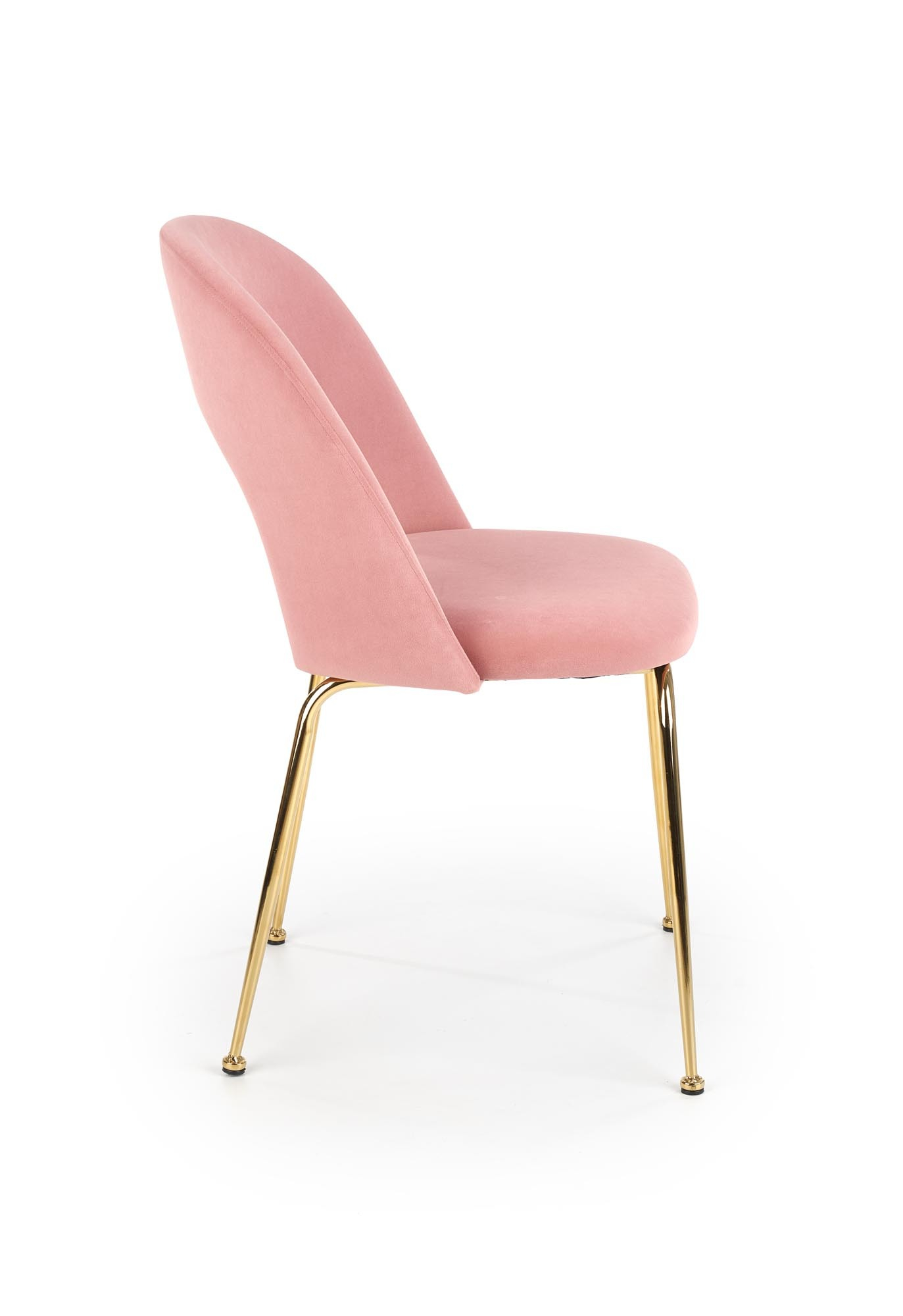 K385 krzesło jasny różowy / złoty