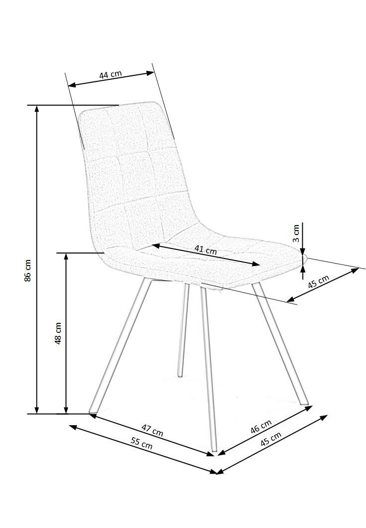 K402 krzesło beżowy