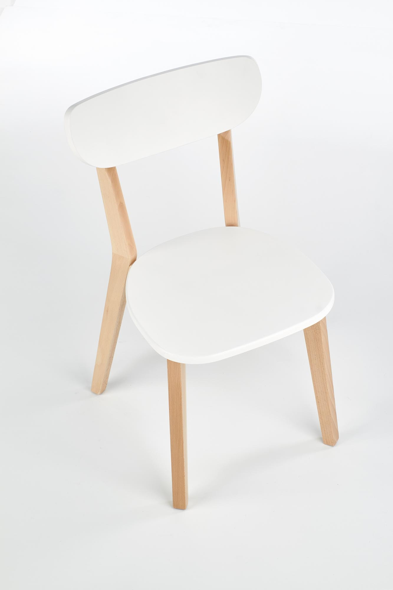 BUGGI krzesło naturalny / biały