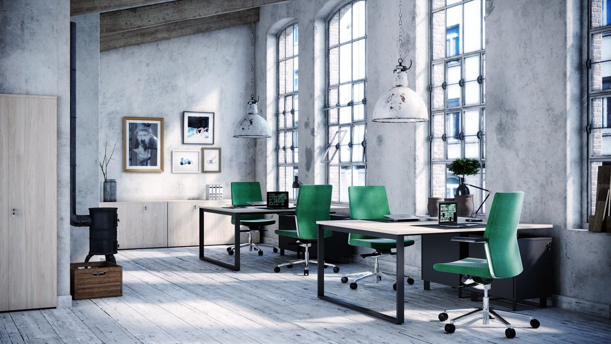 Biurko podporowe OMIX BO15 180x140x76h 