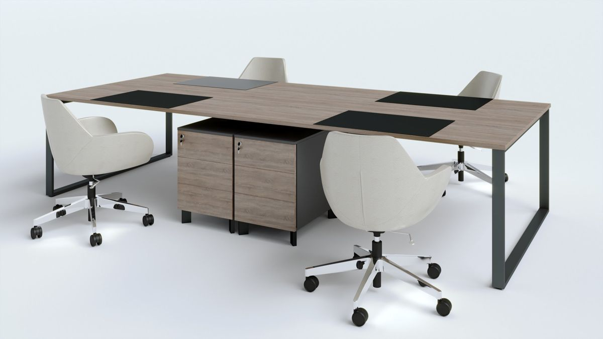 Biurko podporowe OMIX BO15 180x140x76h 