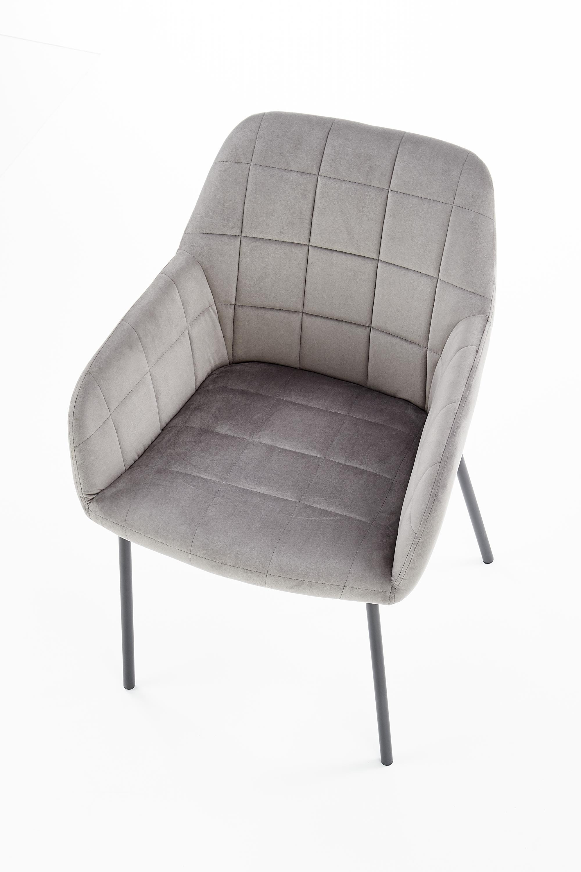 K305 krzesło czarny / popielaty