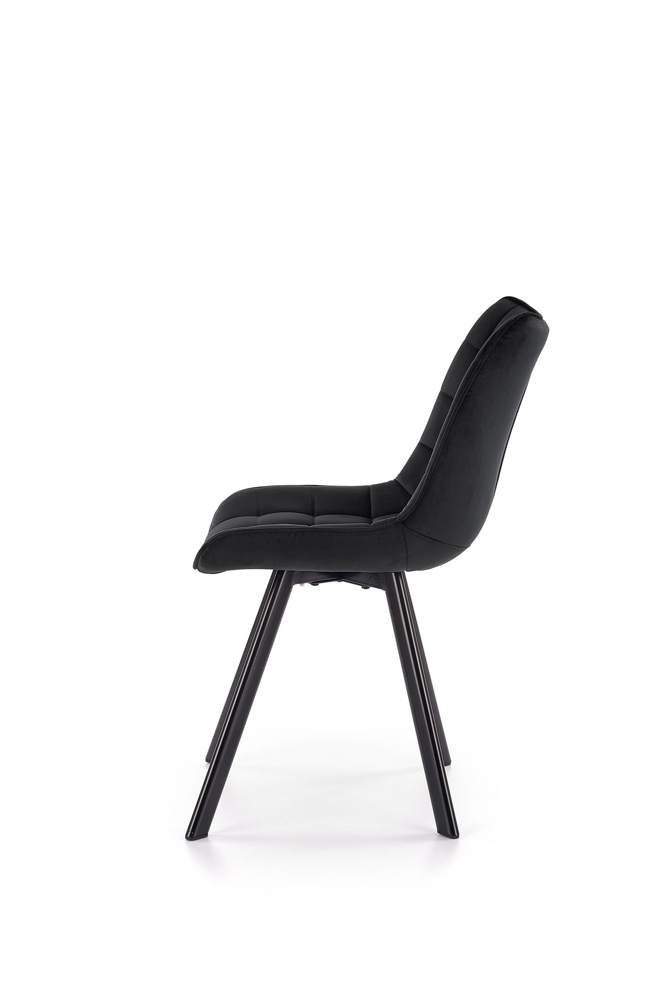 K332 krzesło nogi - czarne, siedzisko - czarny