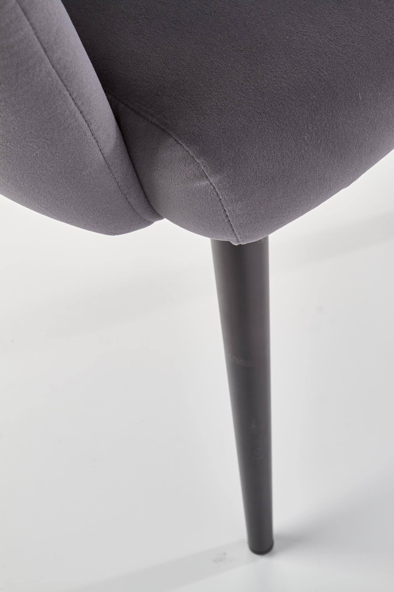 K410 krzesło popielaty velvet