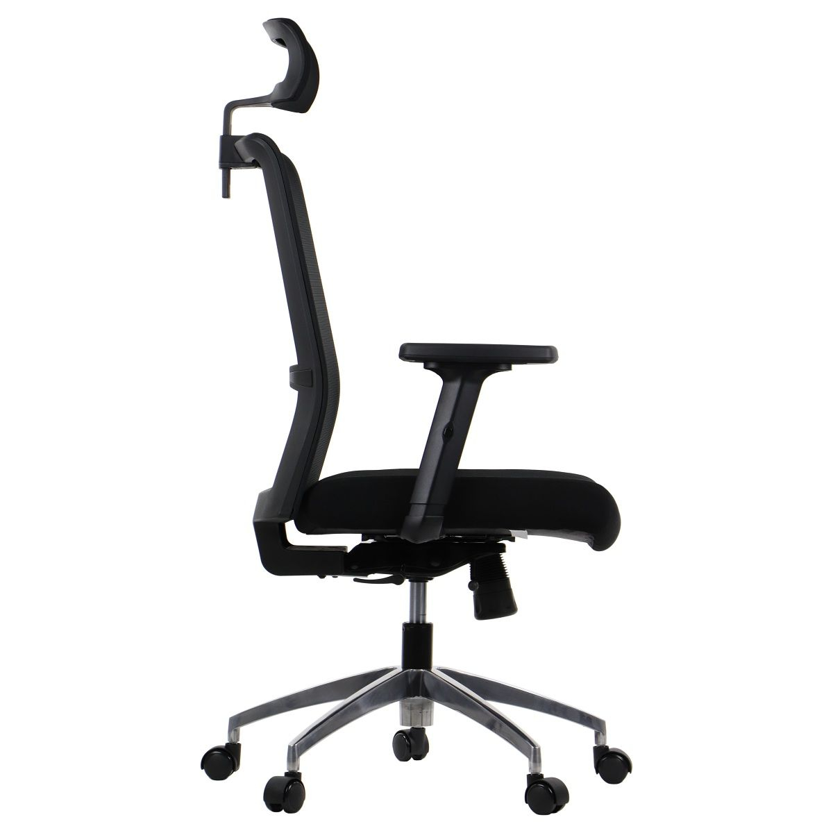  Fotel Biurowy obrotowy RIVERTON M/H-ALU czarny  