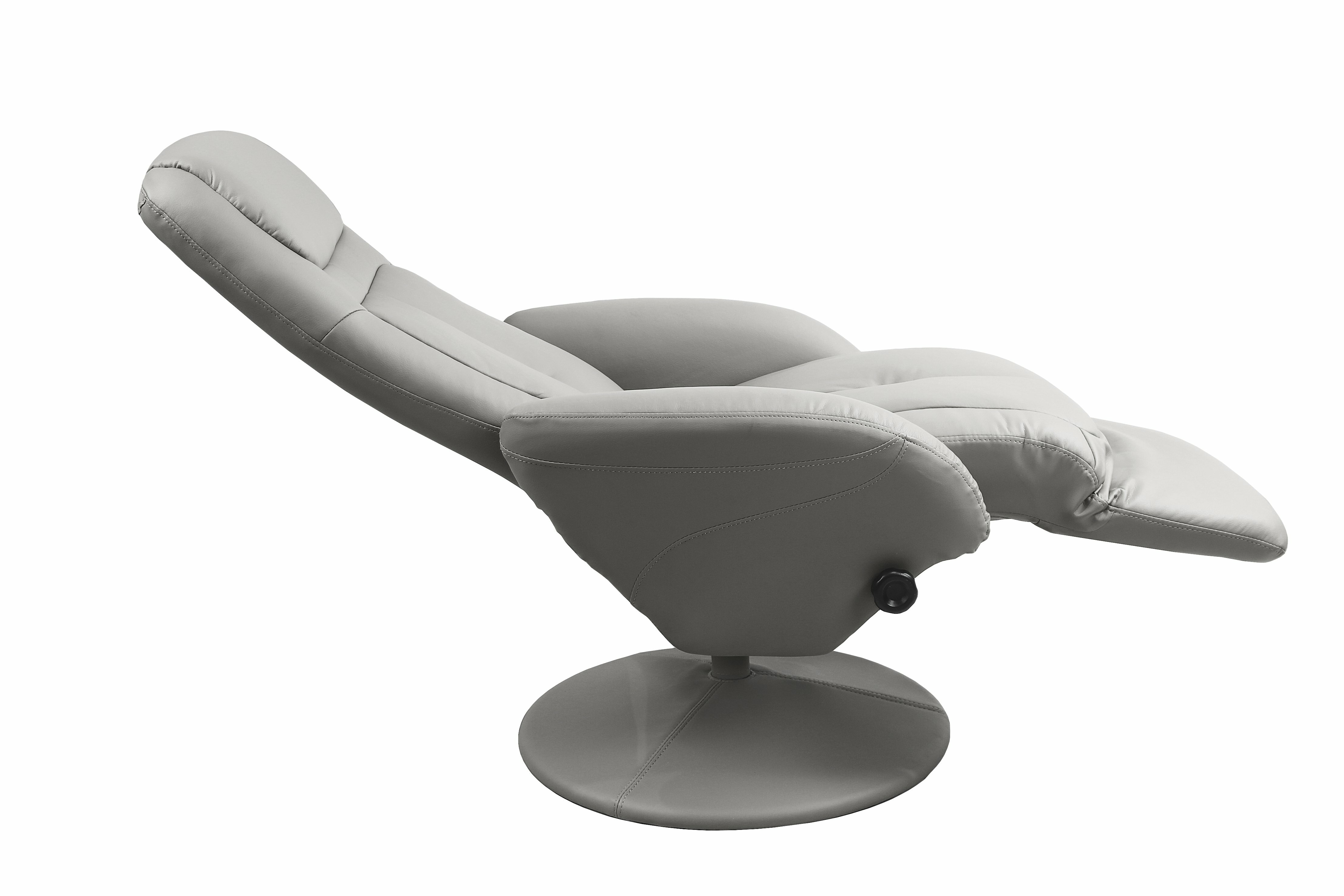OPTIMA recliner popielaty