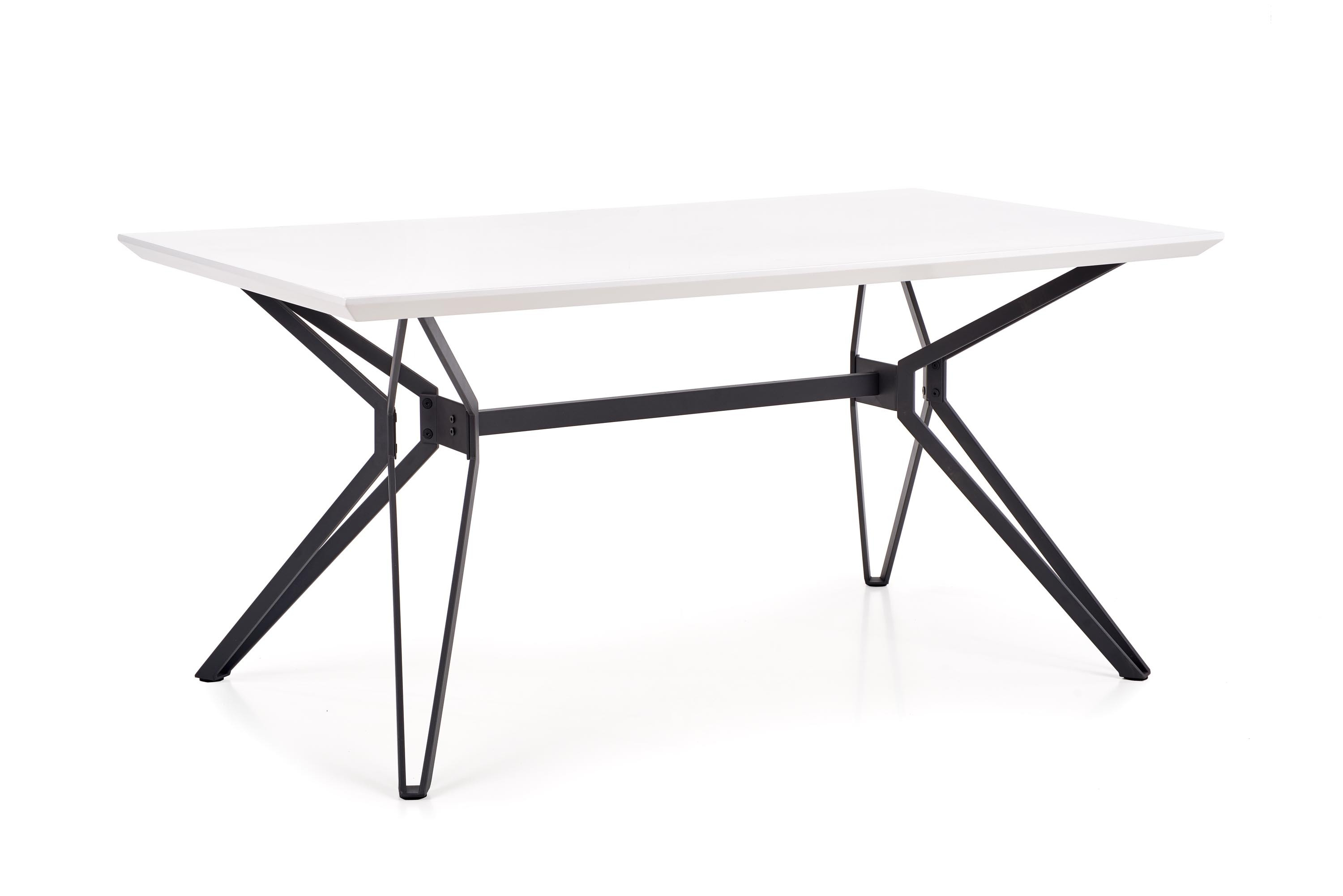 PASCAL stół biało - czarny (2p=1szt)