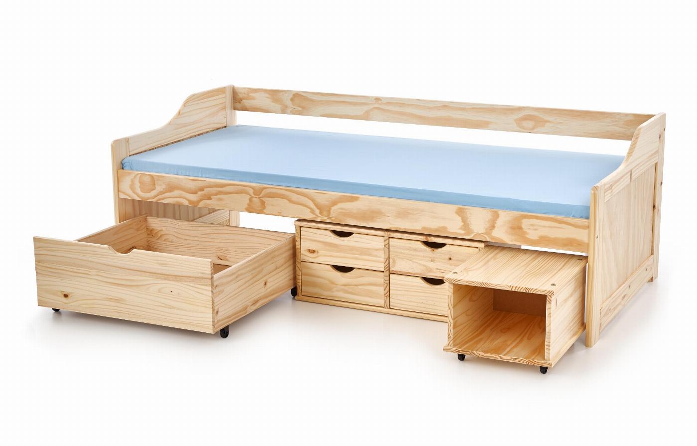 MAXIMA 2 łóżko młodzieżowe drewno lite sosnowe (5p=1szt)